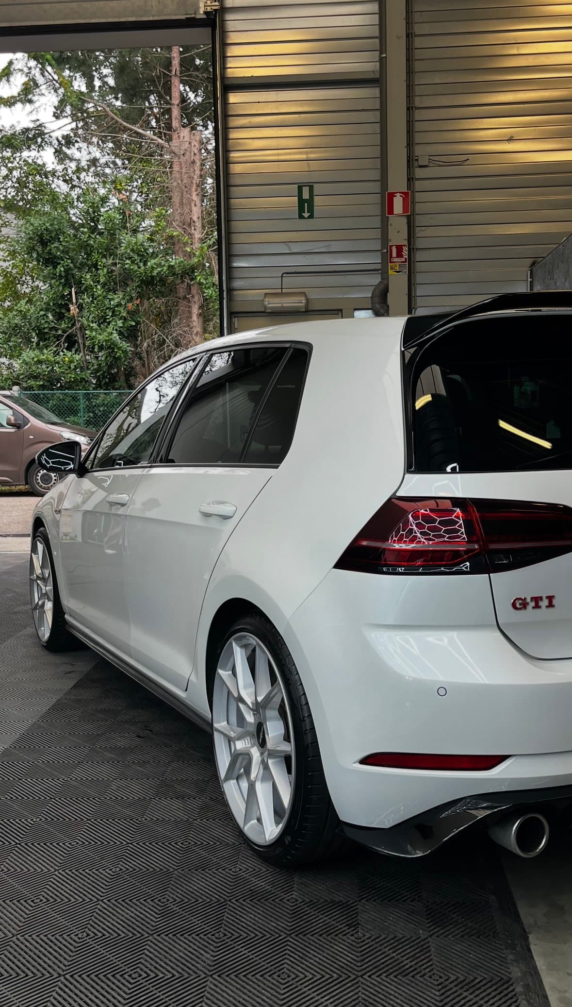 Interieur van een Volkswagen GTI